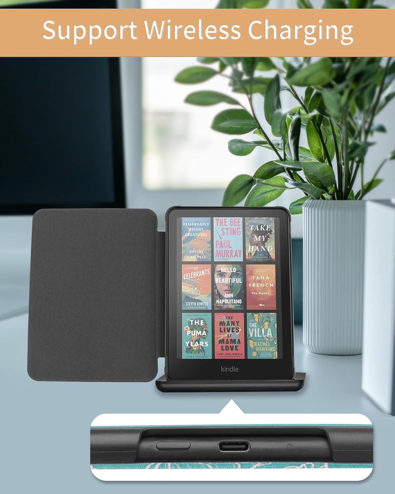 WALNEW Case for 7" All-New Kindle Paperwhite 12th Gen 2024 and Kindle Colorsoft Signature Edition, Premium PU Leather Protective Cover for Kindle Paperwhite with Auto Wake/Sleep - Image 5